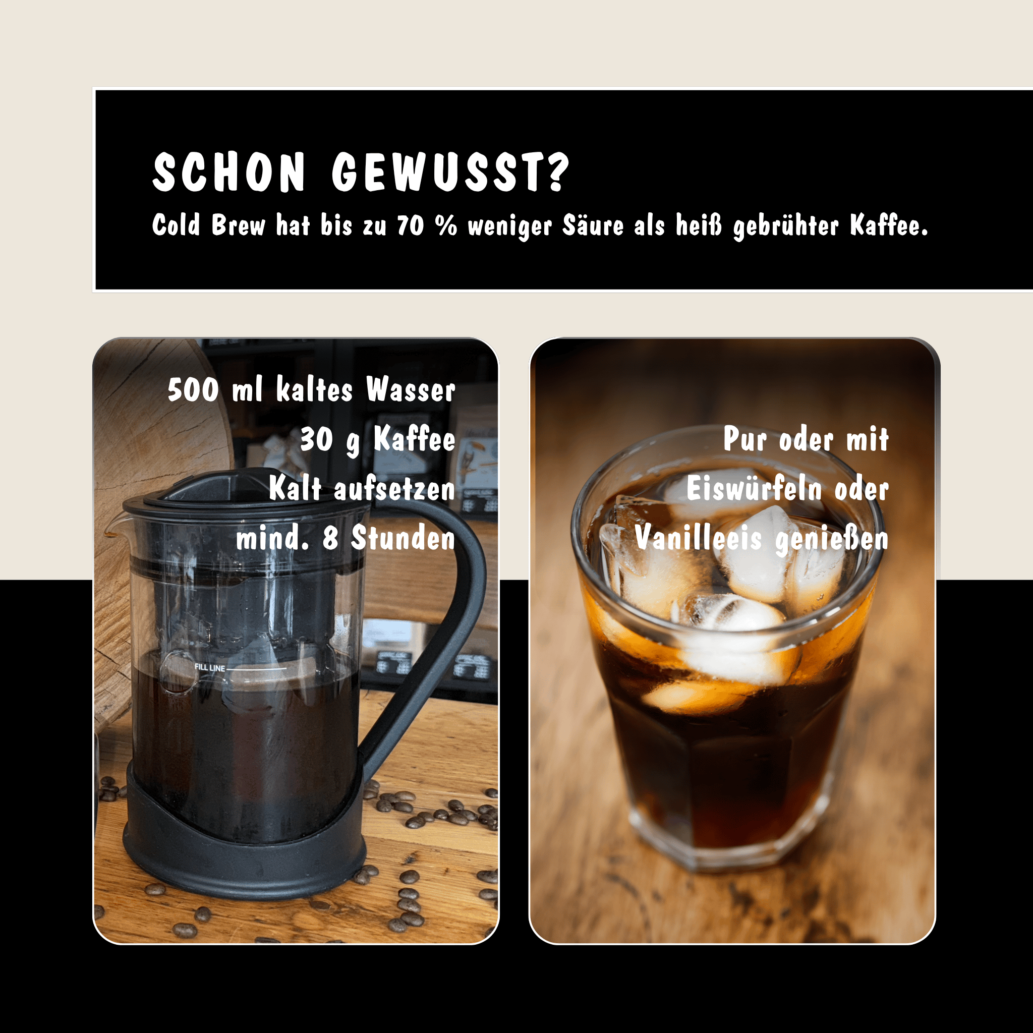 Blog Beitrag zum Thema ColdBrew