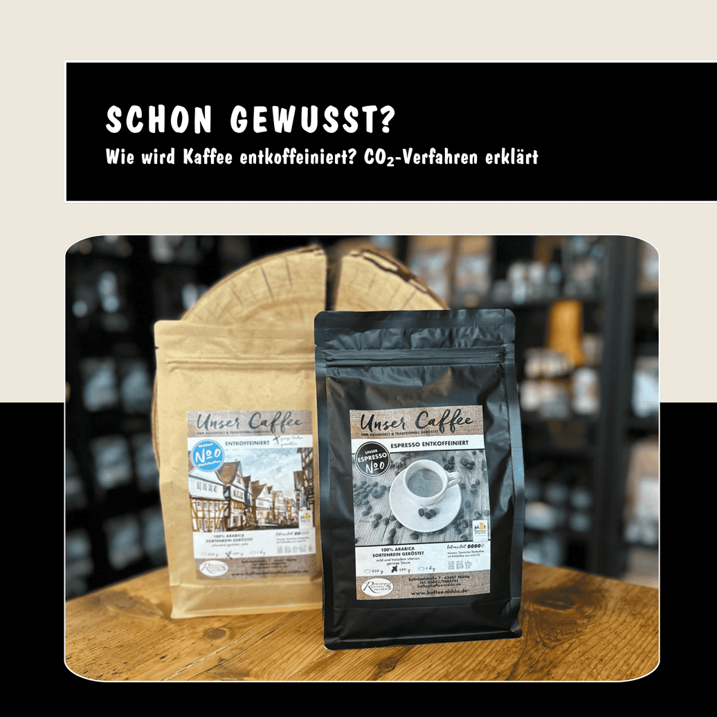 Hier wird erklärt, wie Kaffee entkoffeiniert wird