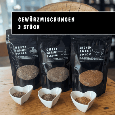 Gewuerzmischungen im Set - Privatrösterei Philipp - Gewürz - Drei Premium Gewürzmischungen im Set mit handwerklich produziert in Deutschland