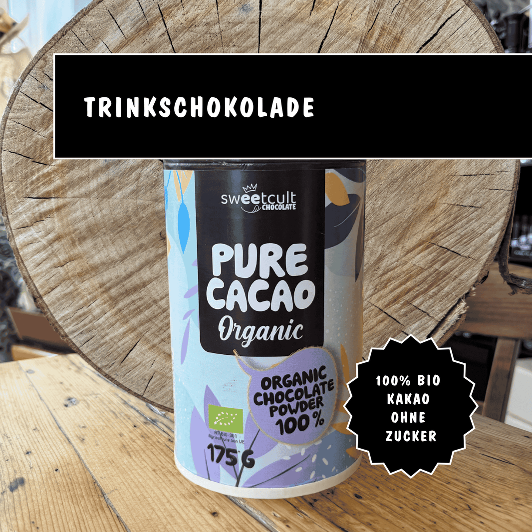 Kakao ohne Zucker 100% Bio Kakao