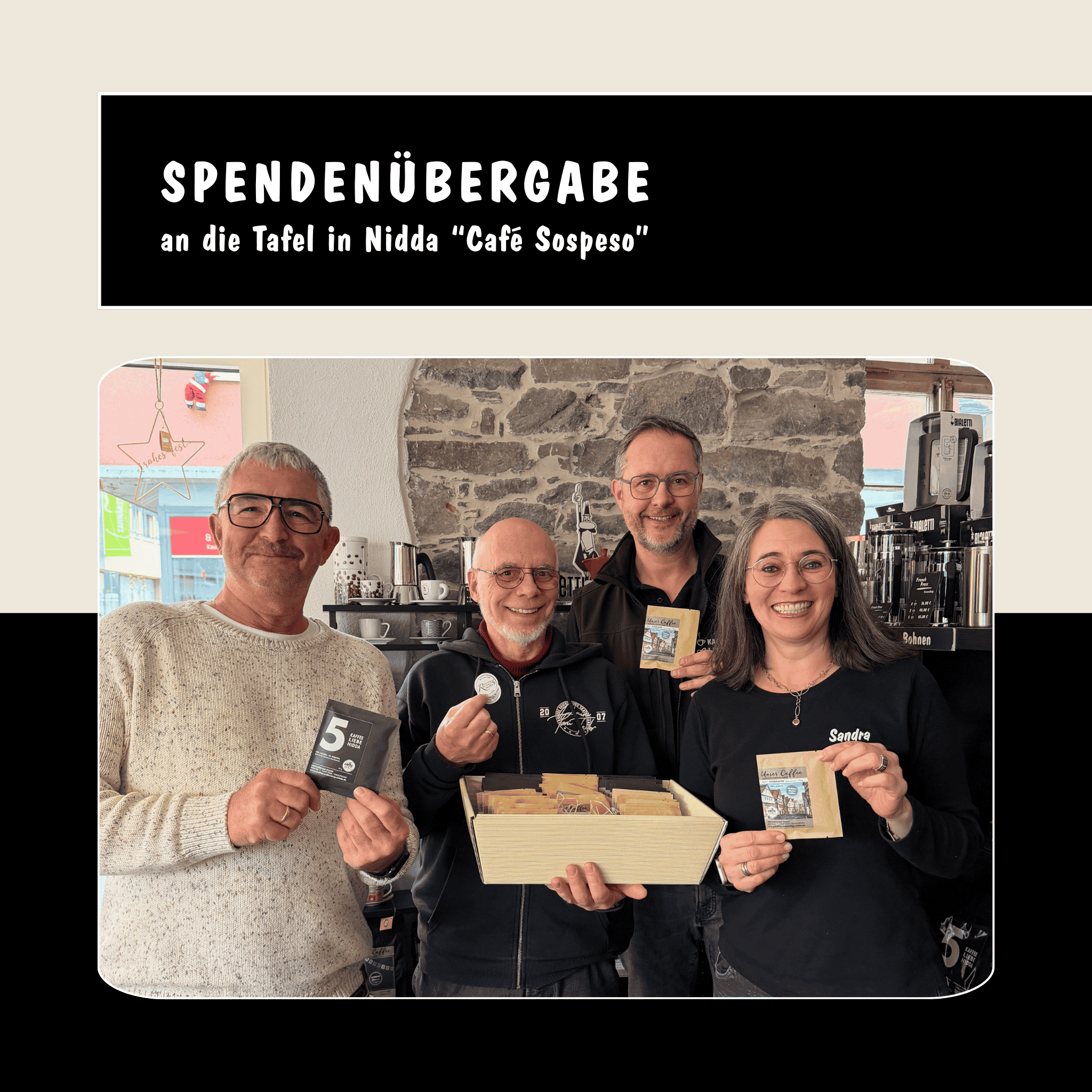 Blog Beitrag Spendenübergabe an die Tafel