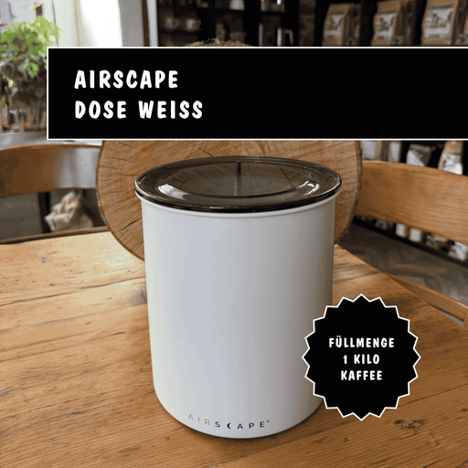 Airscape_Dose_weiss_für 1 Kilo Bohnen