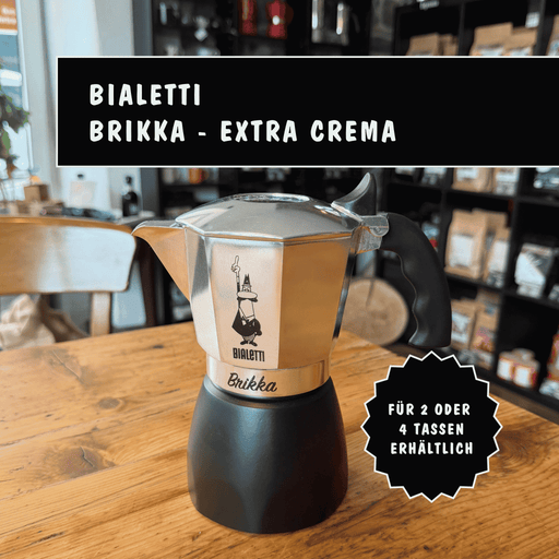 Bialetti Brikka Induction Espressokocher für Induktion mit speziellem Crema-System 