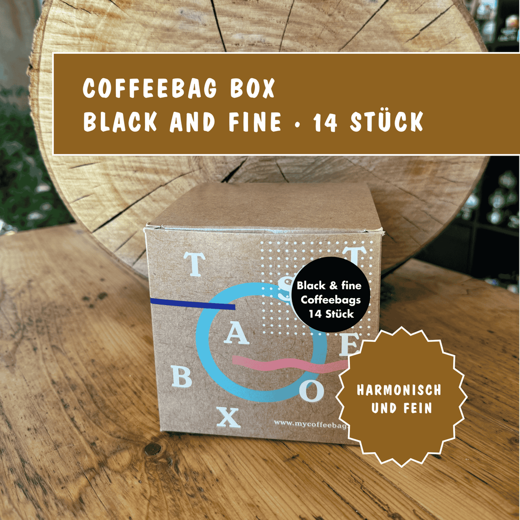 Box Coffeebag Black and fine