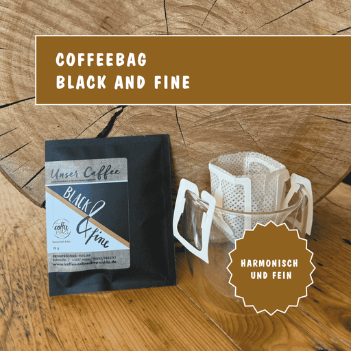 Coffeebag Black & Fine · Einzelbeutel