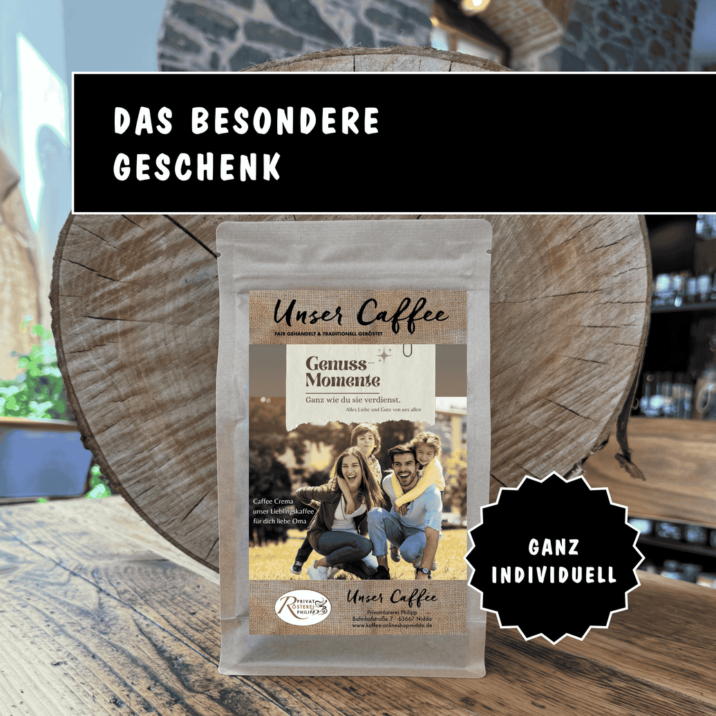 Etikett Besonderes Geschenk