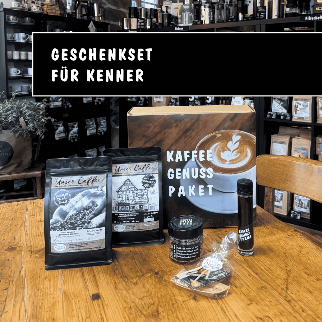 Kraftpaket für Kenner - Privatrösterei Philipp - Bohnen / Bohnen - für Männer, Geschenk - Geschenkset Kaffee Genuss mit Bohnen, Handwerk aus Deutschland, Premium Rösterei Online.