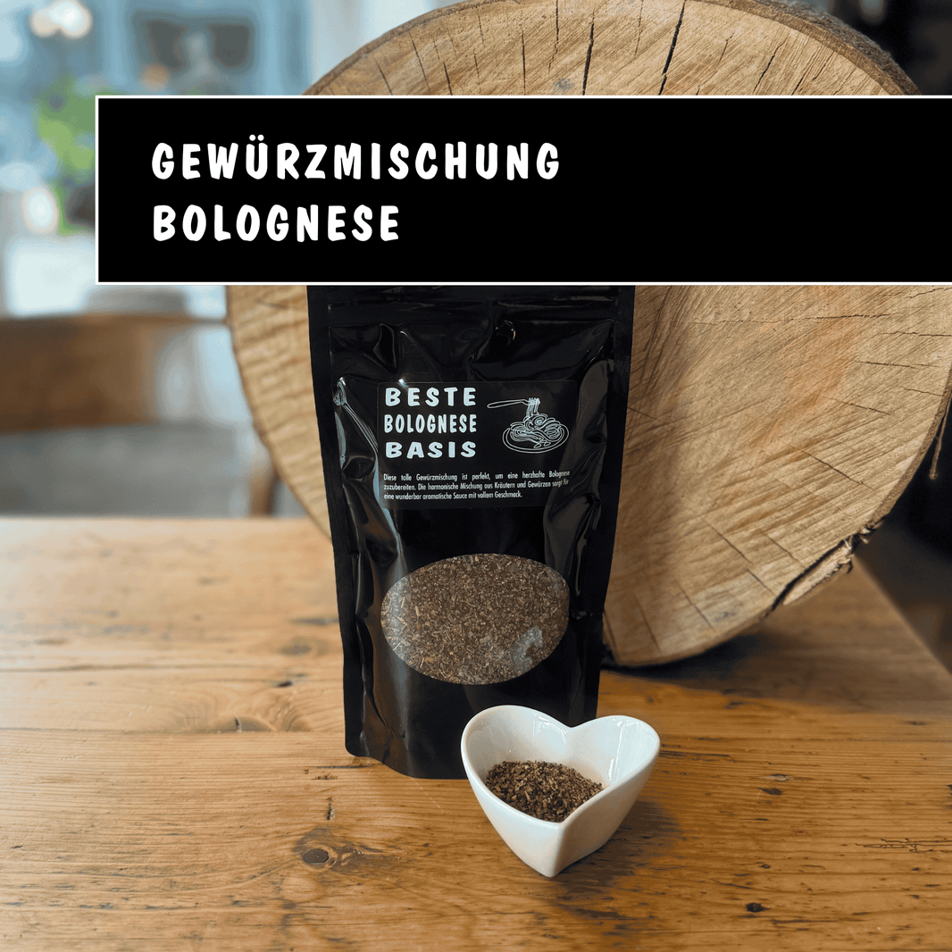 Bolognese Basis - Privatrösterei Philipp  - Gewürz - Gewürzmischung Bolognese Basis im Standbeutel, Premium Handwerk aus Deutschland, kulinarisches Highlight