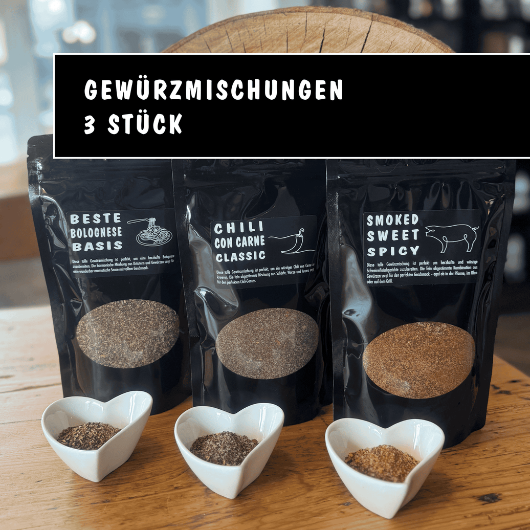 Gewuerzmischungen im Set - Privatrösterei Philipp - Gewürz - Drei Premium Gewürzmischungen im Set mit handwerklich produziert in Deutschland