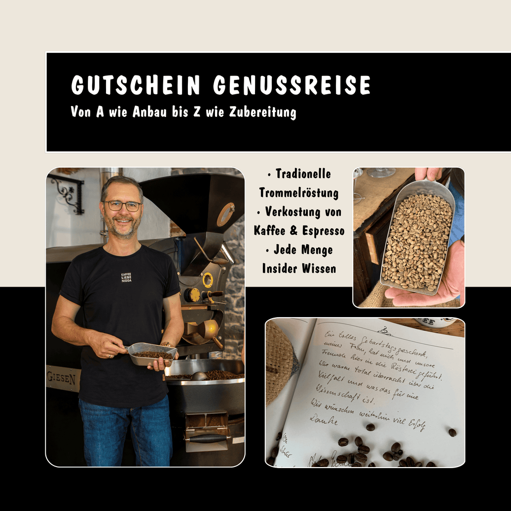 Gutschein für die Kaffee Genussreise