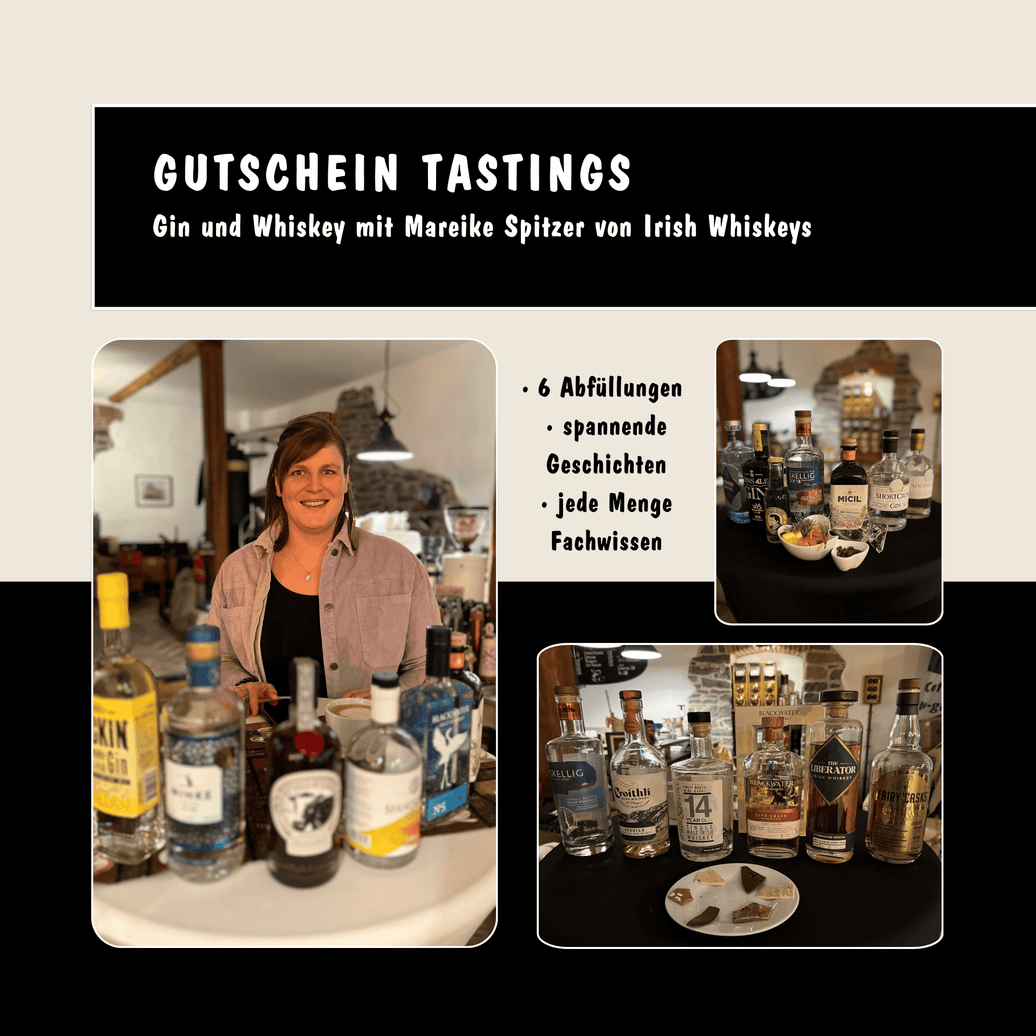 Gutschein für Whiskey und Gin Tasting in der Rösterei