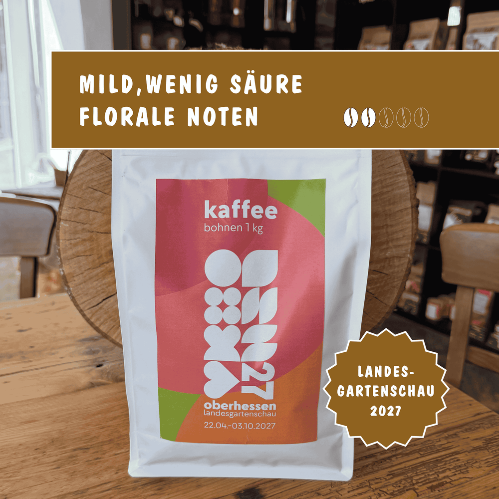 Kaffee Landesgartenschau Oberhessen 2027 · 100 % Arabica