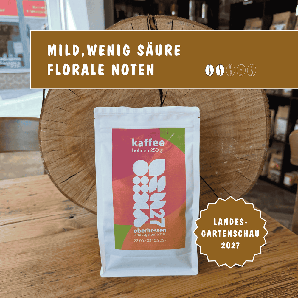 Kaffee Landesgartenschau Oberhessen 2027 · 100 % Arabica