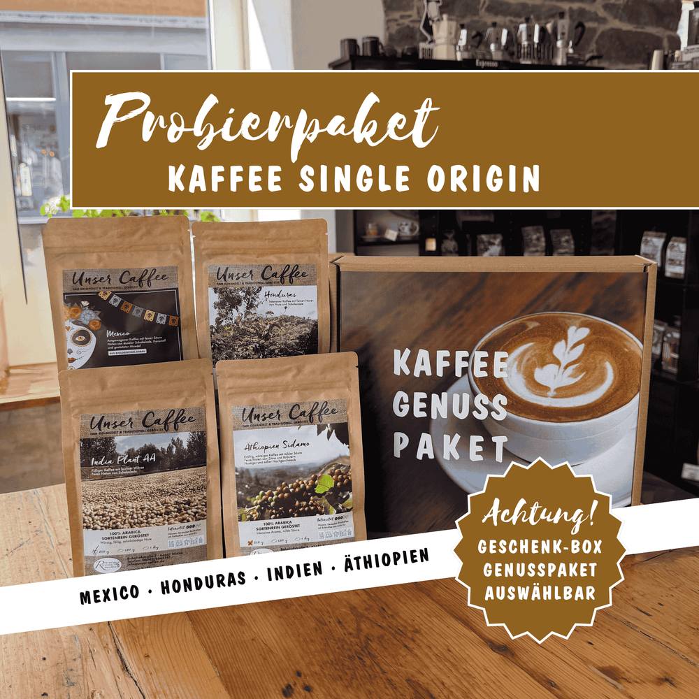 Probierpaket_SingleOrigin 4 Sorten Kaffee 